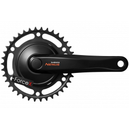 Шатуни SQ Shimano Nexus FC-C6000 33T 170мм під квадрат чорні