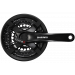 Шатуны SQ Shimano FC-TY501 28/34/48T 175мм под квадрат черные