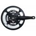 Шатуны SQ PROWHEEL MY-S871+ 28/38/48Т под квадрат 170мм чёрные Шатуны SQ PROWHEEL MY-S871+ 28/38/48Т под квадрат 170мм чёрные