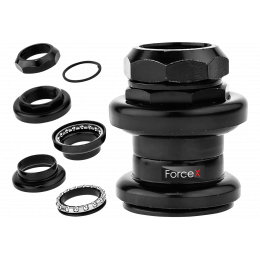 Рулевая колонка 1-1/8" NECO H-841, резьбовая, чёрная