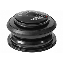 Рулевая колонка 1-1/8" NECO H-142N A-Head, полуинтегрированная, чёрная
