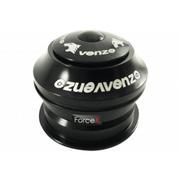 Рулевая колонка 1-1/8″ Venzo полуинтегрированная, чёрная