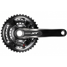Шатуни Shimano FC-M8000-3 DEORE XT, Hollowtech II 175мм, 40/30/22, інтегрована вісь