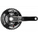 Шатуны Shimano FC-M8000-3 DEORE XT, Hollowtech II 175мм, 40/30/22, интегрированная ось