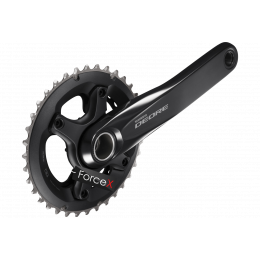 Шатуны Shimano FC-M6000-2 DEORE, Hollowtech II, 175мм, 36/26, интегрированная ось