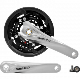 Шатуни SQ Shimano FC-M3000 L ACERA 22/30/40Т 9-ск 175 мм під квадрат сірі