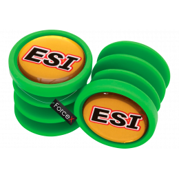 Заглушки руля ESI Bar Plug Green, зелёные