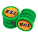 Заглушки руля ESI Bar Plug Green, зелёные Заглушки руля ESI Bar Plug Green, зелёные