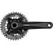 Шатуны HT2 Shimano FC-M210 ACERA 22/36T 9-ск 170мм интегрированная ось, чёрный