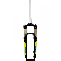 Вилка 27.5" SR SunTour Raidon XC LO-R шток-Tapered ход-120mm воздух/масло + rebound чёрный/жёлтый