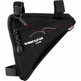 Сумка VENZO на раму TRIANGLE BAG, чорна
