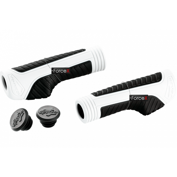Грипсы VENZO VZ-E05-014 130 мм, резина, белые