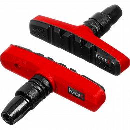 Тормозные колодки Venzo VENZOCOLOUR V-brake, Red 