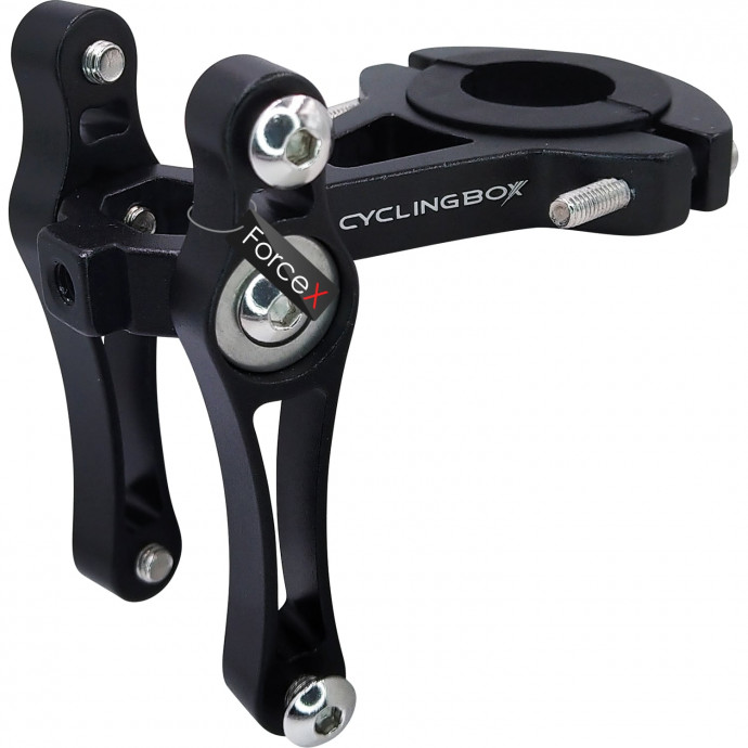 Подседельный двойной флягодержатель CYCLINGBOX PJ-1306, Чёрный