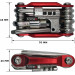 Мультитул ForceX GA-50, 11 в 1, Красный Мультитул ForceX GA-50, 11 в 1, Красный