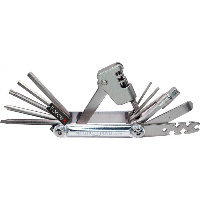 Мультитул Bike Hand YC-287АS, 17 в 1, с выжимкой цепи и бортировкой