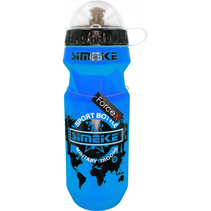 Фляга SIMEKE 610ml, Map Print, Blue