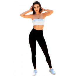 Лосини для фітнесу Totalfit Fitness Classic LG13-C10, Чорний, XS