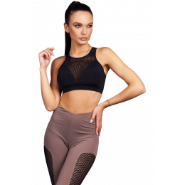 Спортивный топ Totalfit T8-C10, Черный, L