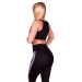 Спортивный топ Totalfit T9-C10/58, Чёрный, Белый, M