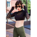 Спортивний топ Totalfit T14-C10, Чорний, XS