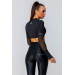 Спортивний топ Totalfit T14-C10, Чорний, XS
