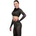 Спортивный топ Totalfit T14-C36, Грязно-зелёный, M