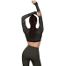 Спортивный топ Totalfit T14-C36, Грязно-зелёный, M