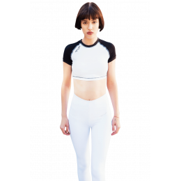 Топ спортивный Totalfit T31-C11, Белый, XS