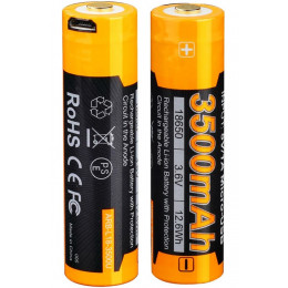 Акумулятор Fenix ARB-L18, Li-on 18650, 3500 mAh, Micro-USB