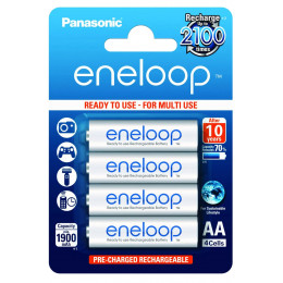 Акумулятор Panasonic Eneloop AA 1900mAh 4BP Ni-MH, блістер 4 шт