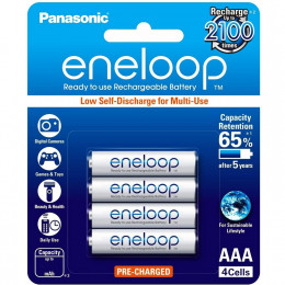 Акумулятор Panasonic Eneloop AAA 750mAh Ni-MH блістер 4 шт