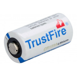 Батарейка літієва Trustfire CR123, 1 шт