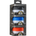 Набор фонарей Black Diamond - Moji 3 Pack Blue / Orange / Graphite, 100 люмен