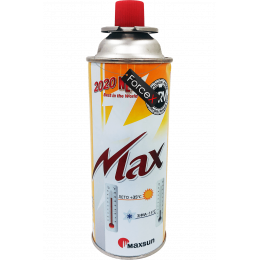 Газовий балон Maxsun MSF-1a (220g/400ml), Orange, цанговий