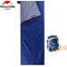 Спальный мешок одноместный, сверхлёгкий Naturehike Ultra light LW 180 NH15S003-D, (20°C), p-p M, левый, голубой
