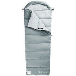 Спальный мешок одноместный с капюшоном, Naturehike M400 NH20MSD02, (1°C), правый, серый