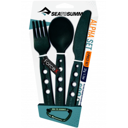 Набор столовых приборов Sea To Summit - Alpha Cutlery Set Black