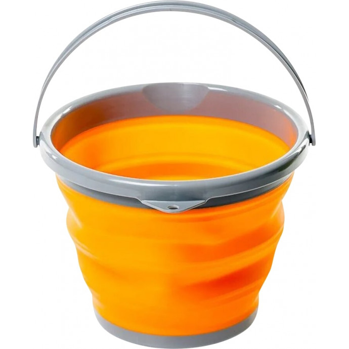 Ведро складное силиконовое Tramp TRC-092-orange, 5 литров, Оранжевый