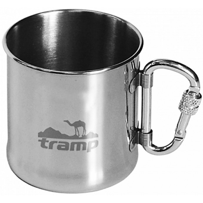 Кружка с карабином Tramp TRC-012, 300 мл, Нержавеющая сталь