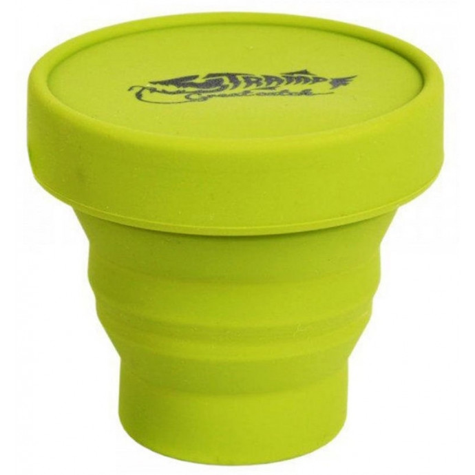 Стакан складной Tramp TRC-083-olive 180 мл, силиконовый с крышкой