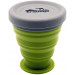 Стакан складной Tramp TRC-126-green, 200 мл, силиконовый с крышкой, Оливковый