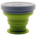 Стакан складной Tramp TRC-126-green, 200 мл, силиконовый с крышкой, Оливковый