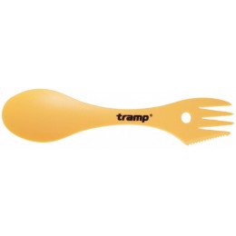 Ложка-вилка Tramp TRC-069-yellow, пластиковая, жёлтая