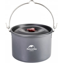 Котелок Naturehike Camping NH17D021-G, 4 л, алюминий