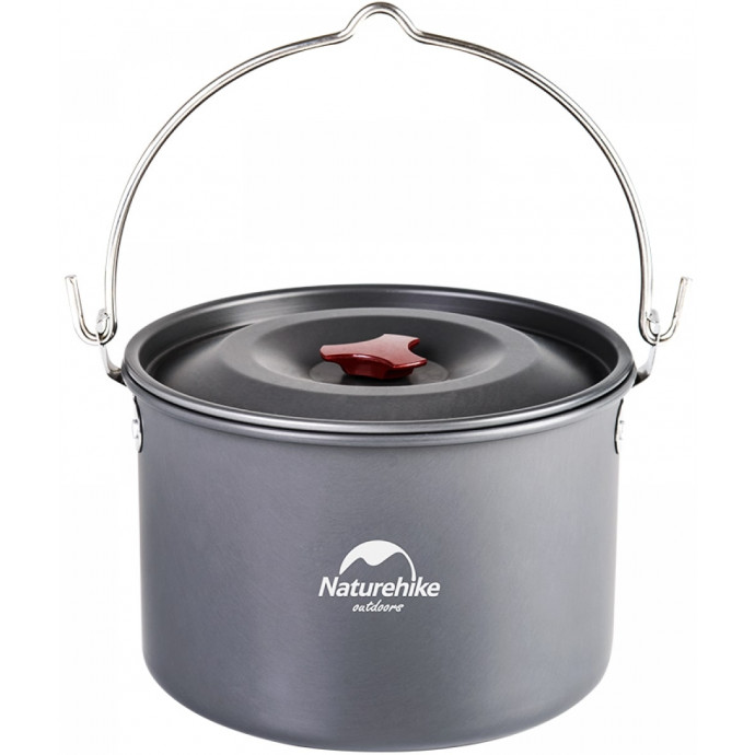 Котелок Naturehike Camping NH17D021-G, 4 л, алюминий