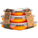 Контейнеры складные Tramp TRC-089-orange, набор 3 шт, Оранжевый Контейнеры складные Tramp TRC-089-orange, набор 3 шт, Оранжевый