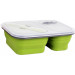 Контейнер складной на 2 отсека Tramp TRC-090-olive, 900 мл, Оливковый 