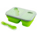 Контейнер складной на 2 отсека Tramp TRC-090-olive, 900 мл, Оливковый 