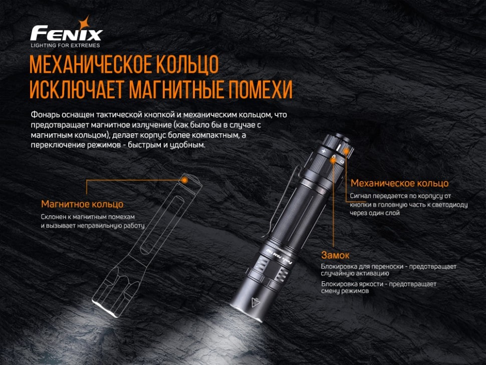 Ліхтар Fenix PD36 TAC (LUMINUS SST70, ANSI 3000 lm, 21700) Ліхтар Fenix PD36 TAC (LUMINUS SST70, ANSI 3000 lm, 21700)